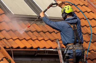 Démoussage et hydrofuge de toiture à Bazillac